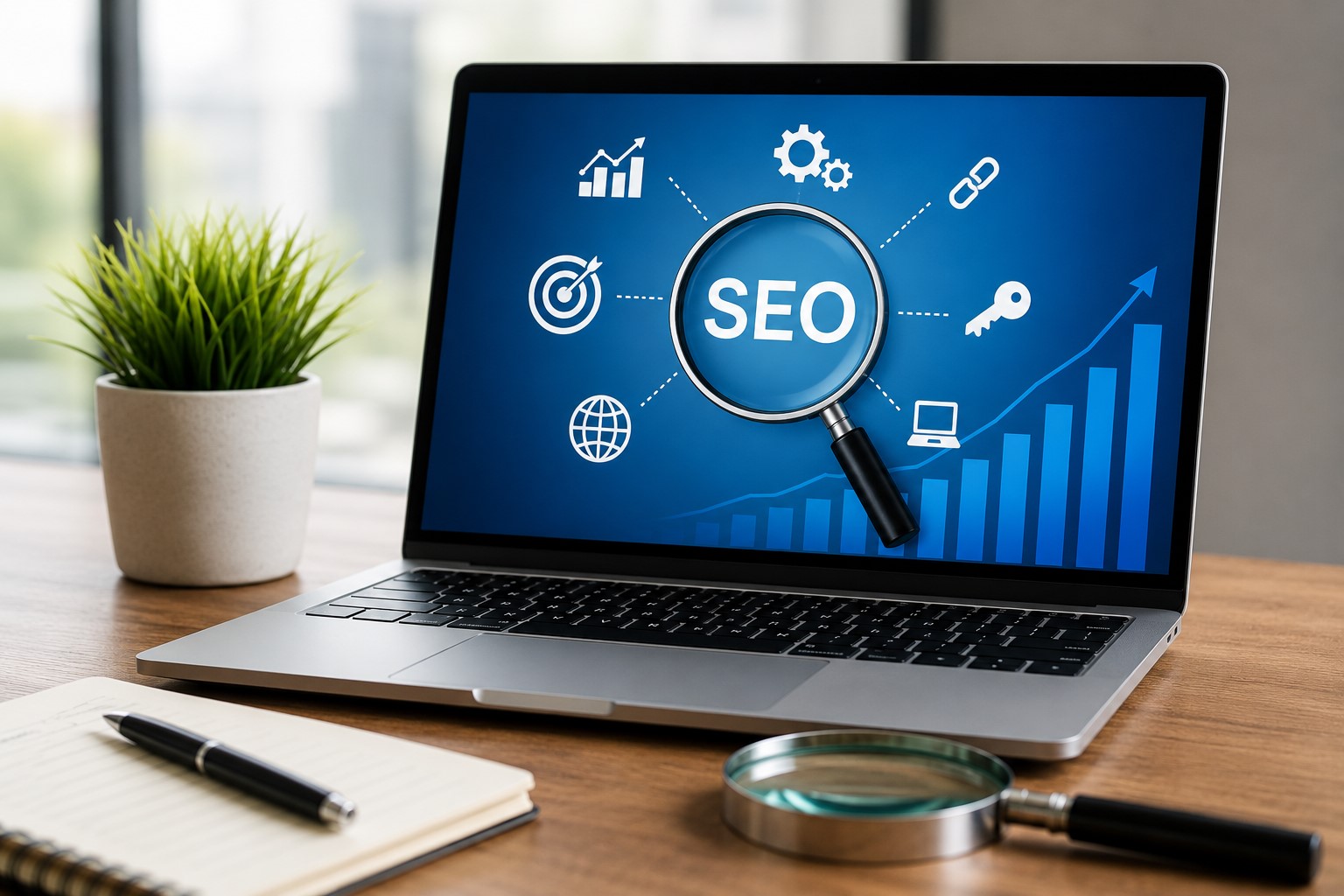 SEO dashboard analytics and website performance tracking Search engine optimization strategy for business growth